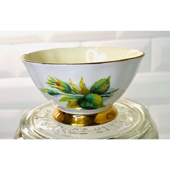 Vintage Paragon Fine China Six World Famous Roses MME Ch Sauvage Rare Open Sugar - Picture 2 of 7